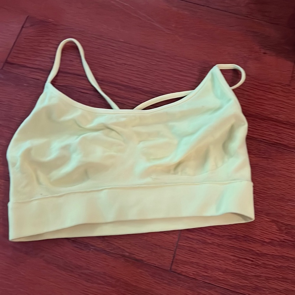 Malibu sugar neon yellow bra